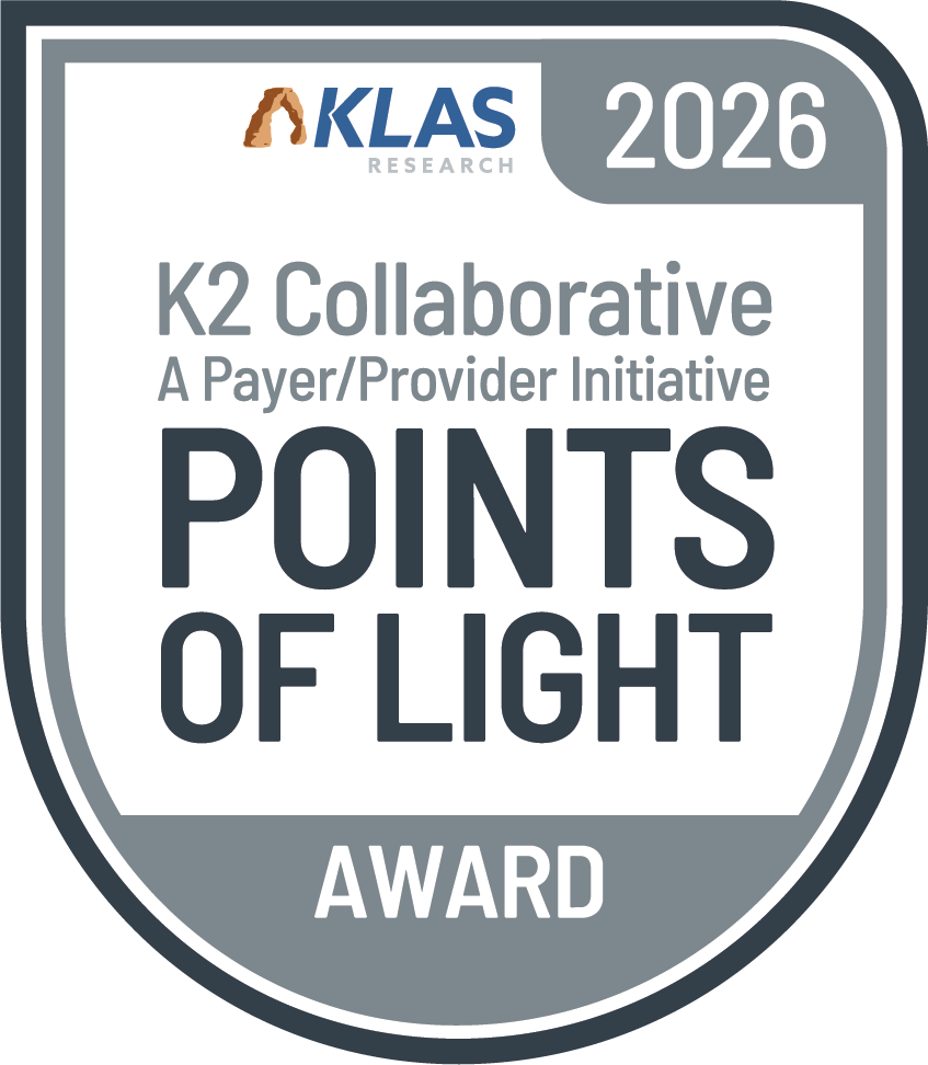 KLAS 2026 K2 Collaborative Points of Light award